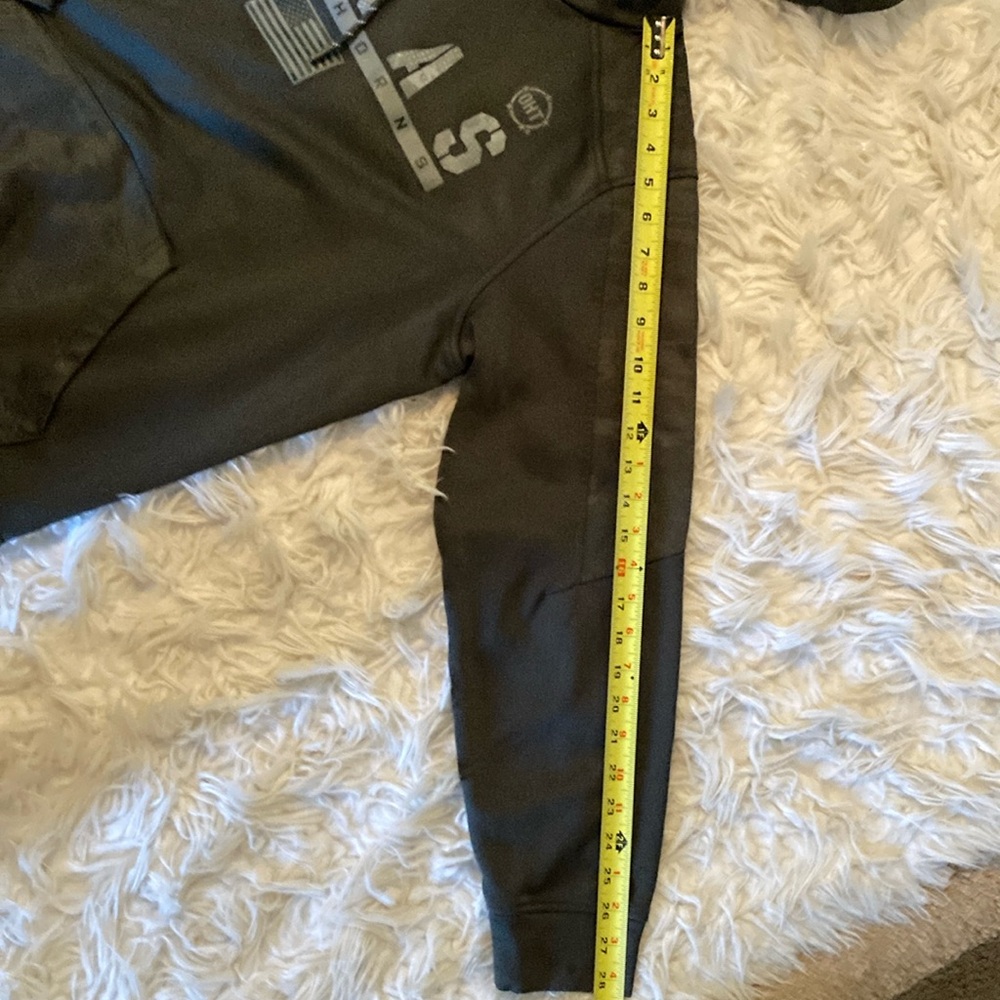 Texas Longhorns Men’s Olive/Camo Hoodie. Part of the OHT Initiative. Like New. - Picture 6 of 12